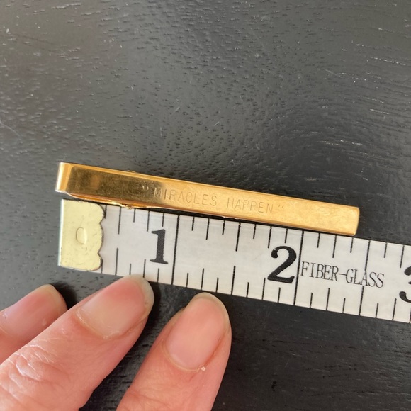 Miracles Happen Tie Clip - Picture 3 of 5